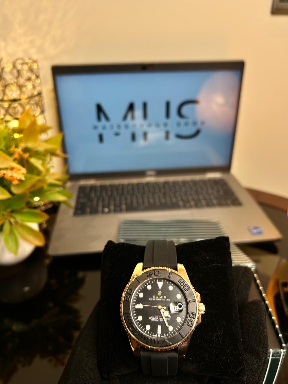 Rolex Yatch Master (Silicon Strap)